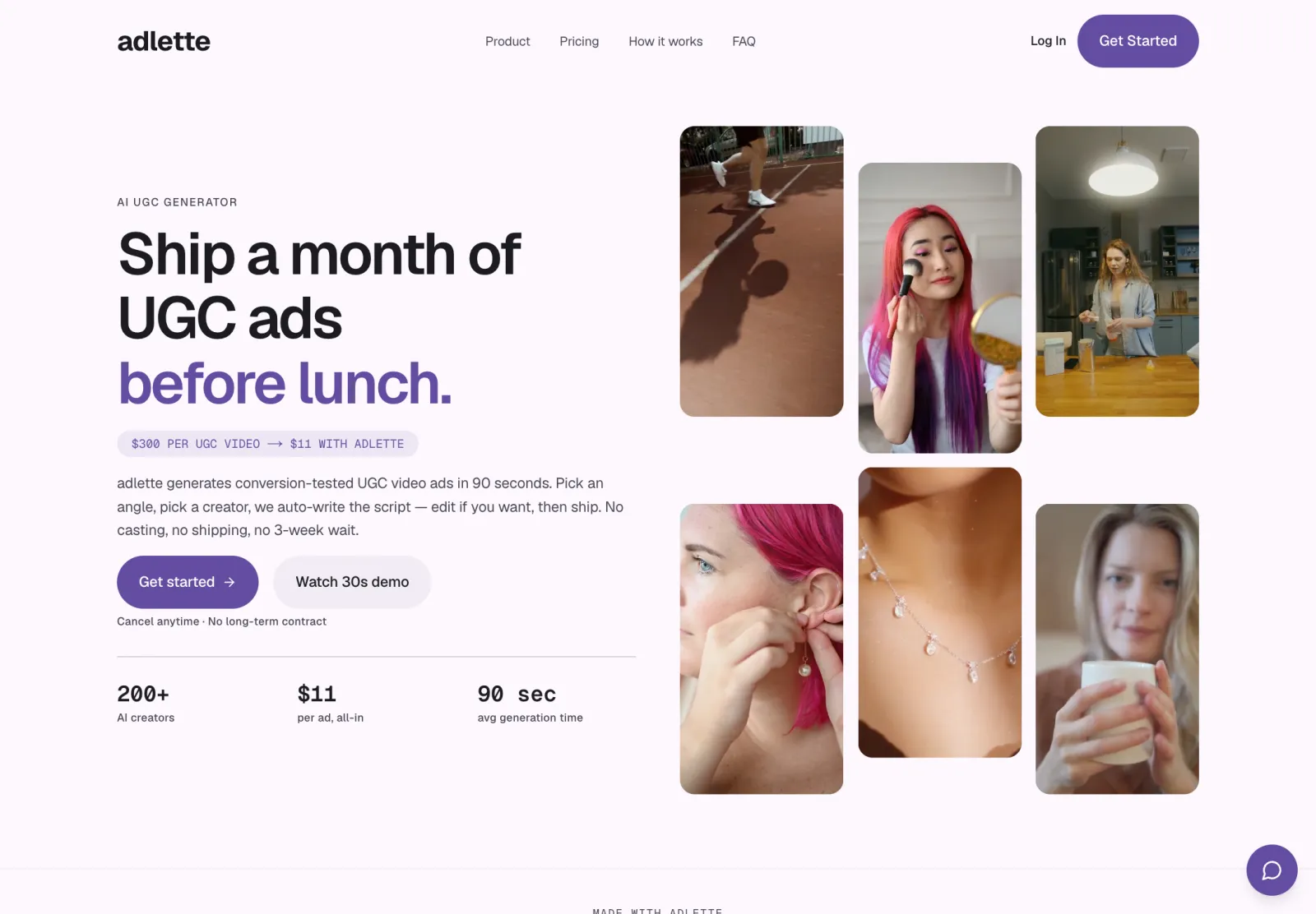 Adlette website